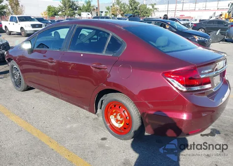 2013 Honda Civic Lx из США, поврежденный, VIN 19XFB2F55DE244355